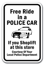 What are some potential repercussions for first offense shoplifters?
